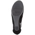  Womens Miley Closed Toe Casual Platform Sandals, Black, 5 M