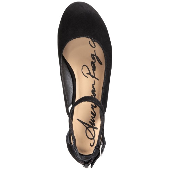  Womens Miley Closed Toe Casual Platform Sandals, Black, 7.5 M