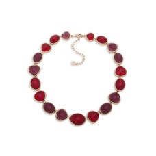 Anne Klein Gold-Tone Stone Collar 16 Plus 3” Necklace