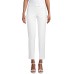  Low-Rise Slim-Ankle Pants (White, 8)
