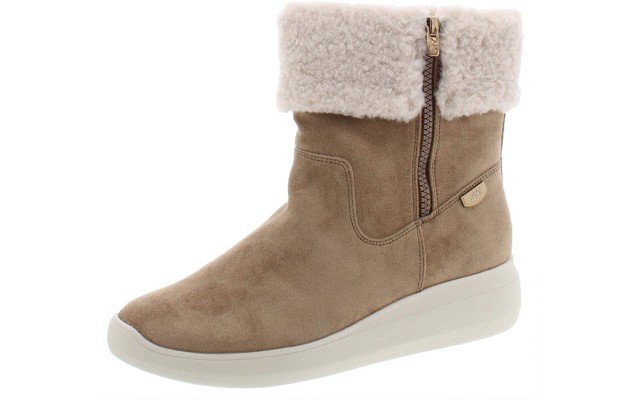  Sport Womens Frizby Faux Fur Cold Weather Booties Beige Size 10 M