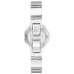  Women’s Crystal Silver-Tone Bangle Bracelet Watch 24mm