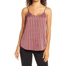 Anne Klein Women’s Double Layer Strap Tank (Brown, Medium)