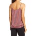  Women’s Double Layer Strap Tank (Brown, Medium)