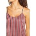  Women’s Double Layer Strap Tank (Brown, Medium)