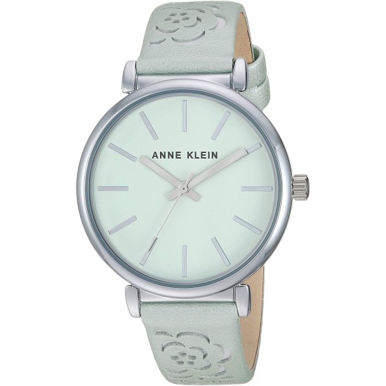  Women’s Floral Leather Strap Watch