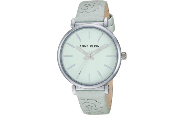  Women’s Floral Leather Strap Watch