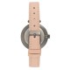  Womens Leather Strap Watch, Blush, 34mm