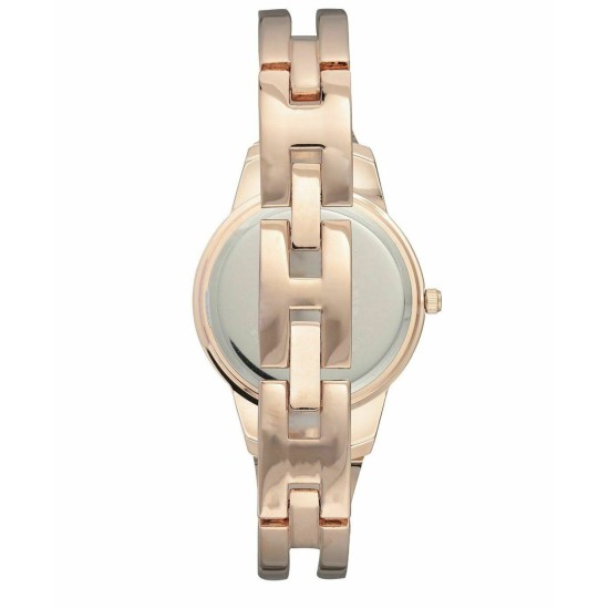  Women’s Rose Gold-Tone Bangle Bracelet Watch 33mm Gold