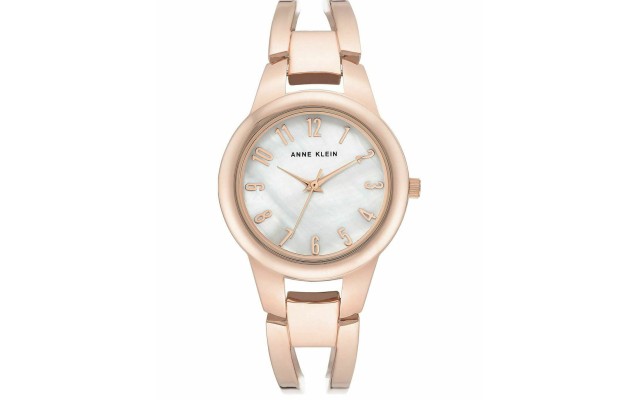  Women’s Rose Gold-Tone Bangle Bracelet Watch 33mm Gold