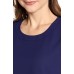  Women’s Scoop Neck Sleeveless Blouse (Navy, X-Small)