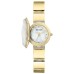  Women’s Swarovski Crystal Accented Floral Gold Tone Bracelet Watch
