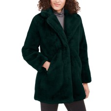 Apparis Womens Eloise Faux Fur Notch Collar Coats