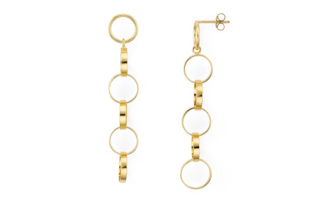  Delicate Hoop Earring (Gold)