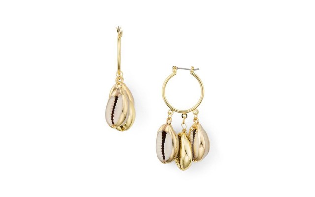  Multi Shell Hoop Earrings