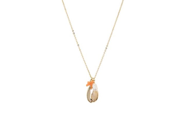  Shell Pendant Necklace, 22 – 100% Exclusive – Gold Tone