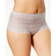 Ashley Graham Womens Plus Size Lingerie Wide Waist Lace Thong