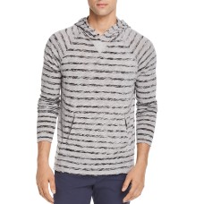 Atm Anthony Thomas Melillo Slub Painted Stripe Pullover Hoodie M