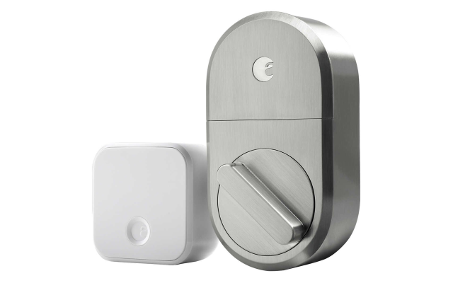  Smart Lock + Connect WiFi Bridge, Nickel