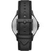 A|X Armani Exchange Men’s Hampton Black Leather Strap Watch 46mm