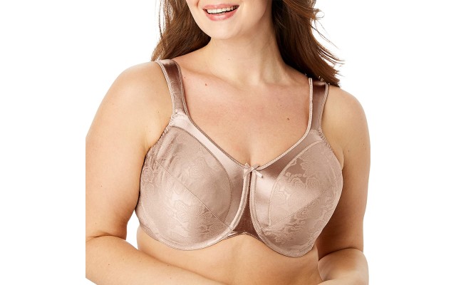  Women’s  Tracings Minimizer Underwire Bra, Sheer (Latte, 38DD)