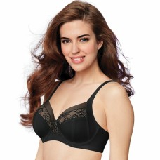 Bali Women’s Beauty Lift Underwire Bra (Black/Soft Taupe, 36 C)