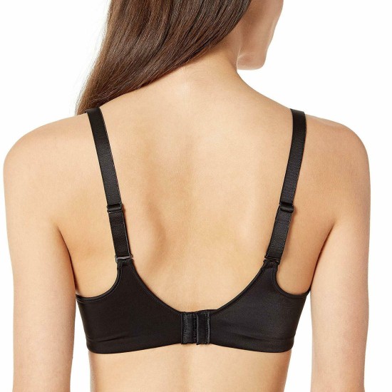  Women’s Beauty Lift Underwire Bra (Black/Soft Taupe, 36 C)