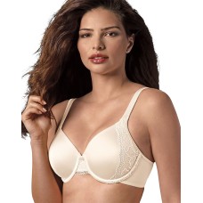 Bali Women’s One Smooth U Underwire Bra with Lace Side Support (Light Beige, 40D)