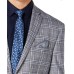  Men’s Active Stretch Slim-Fit Plaid Sport Coat (Blue, 40T)