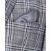  Men’s Active Stretch Slim-Fit Plaid Sport Coat (Blue, 40T)