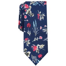 Bar III Men’s Anson Floral Tie (Navy)