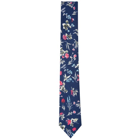  Men’s Anson Floral Tie (Navy)