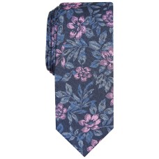 Bar III Men’s Clark Skinny Floral Tie (Gray)