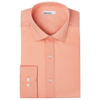 Bar III Men’s Organic Cotton Slim-Fit Link-Print Dress Shirt