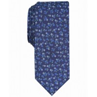 Bar III Men’s Penrose Skinny Floral Ties, Navy