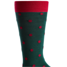 Bar Iii Men’s Polka Dot Socks (Green, 10-13)