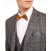 Men’s Slim-Fit Gray/Brown Plaid Suit Separate Jacket (Gray, 38 R)