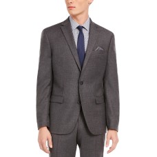Bar III Men’s Slim-Fit Gray Flannel Suit Separate Jacket (Gray,38 R)