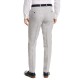  Mens Slim-Fit Gray Plaid Linen Suit Separate Pants, Gray, 32X30