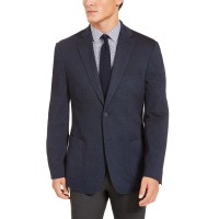 Bar III Men’s Slim-Fit Navy Blue Knit Sport Coats, Navy, 42R