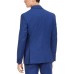  Men’s Slim-Fit PerFormance Active Stretch Blue Sharkskin Suit Separate J
