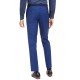  Men's Slim-Fit PerFormance Active Stretch Blue Sharkskin Suit Separate Pants, Navy, 32x34