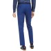  Men's Slim-Fit PerFormance Active Stretch Blue Sharkskin Suit Separate Pants, Navy, 33X32