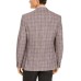  Mens Slim-fit Plaid Sport Coat Red