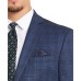  Men’s Slim-Fit Stretch Plaid Suit Jacket (Navy, 38 Short)