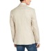  Men’s Slim-Fit Tan Windowpane Plaid Sport Coat (Beige, 44 T)