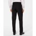  Men’s Slim-Fit Tonal Plaid Dress Pants (Black, 34X30)