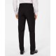  Men’s Slim-Fit Tonal Plaid Dress Pants (Black, 34X30)