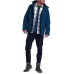  Men’s Aurore Hooded Waterproof Jacket (Dark Blue, L)