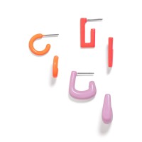 Baublebar Luana Set Of 3 Earrings